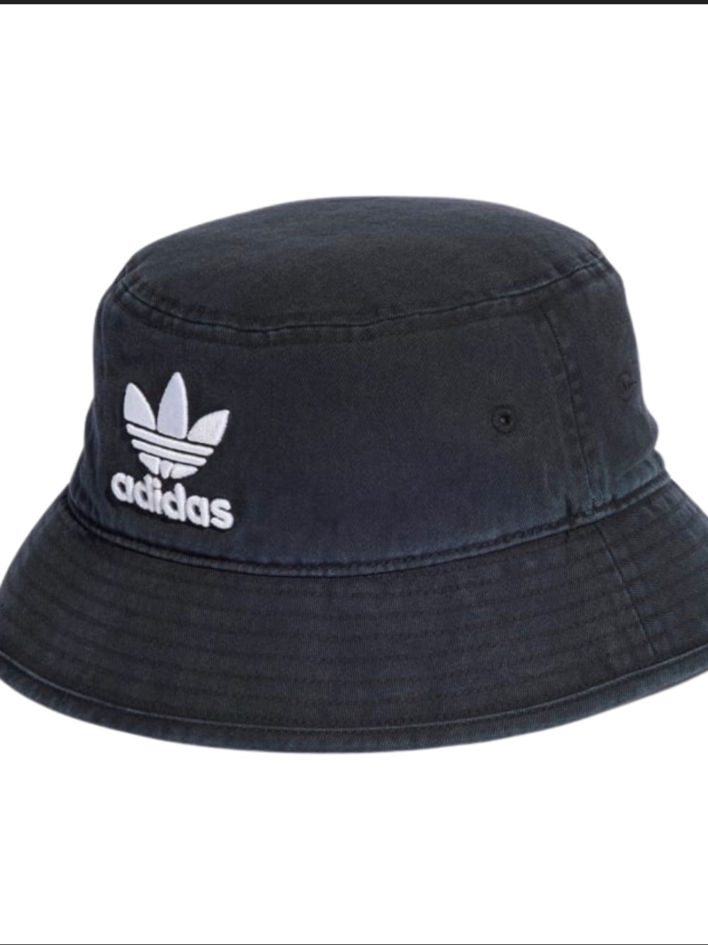 Adidas Classic Unisex Black Logo Bucket Hat